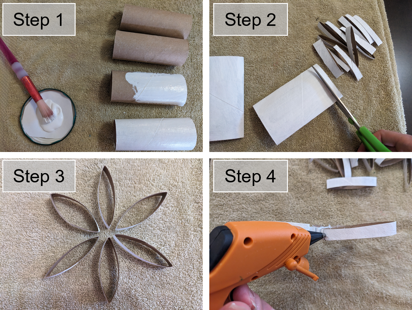 The first four steps of the craft.