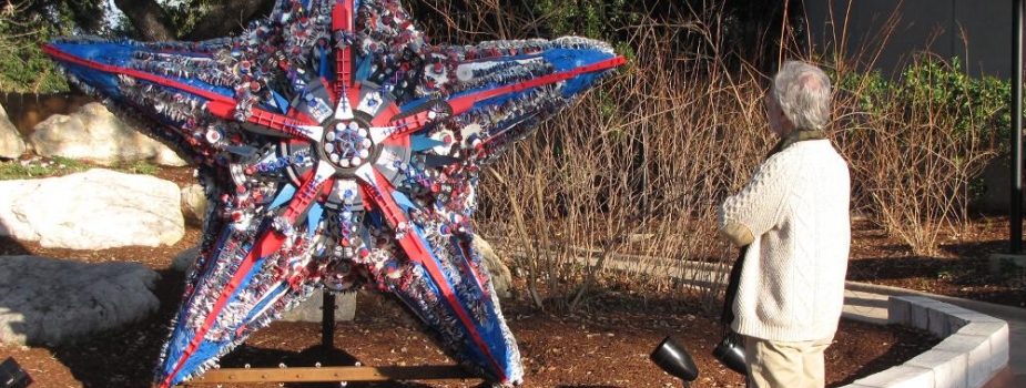 Washed Ashore art project made with marine debris. (Photo credit: Washed Ashore Project)