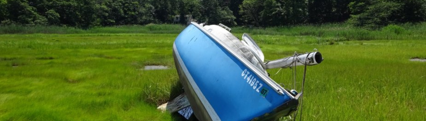 Abandoned vessel in Connecticut