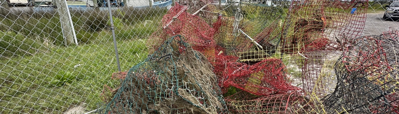 Derelict traps removed from Mississippi coastal waters (Photo: Mississippi Commercial Fisheries United).