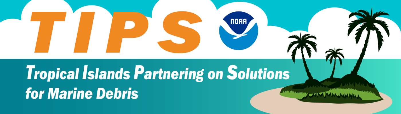 Logo of the Topical Islands Partnering on Solutions for marine debris.