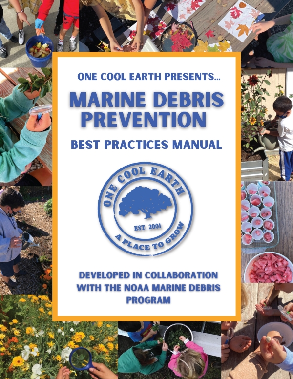 Cover of the One Cool Earth Marine Debris Prevention Manual.