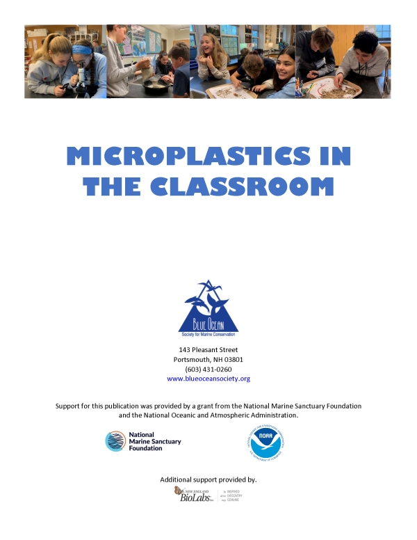 Cover of Microplastics in the Classroom lesson plan.