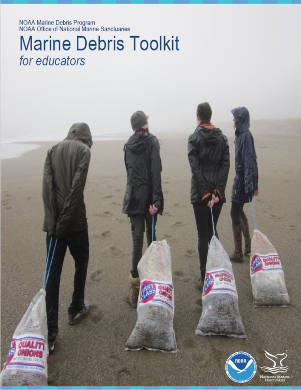 Cover of the Marine Debris Monitoring Toolkit for Educators.