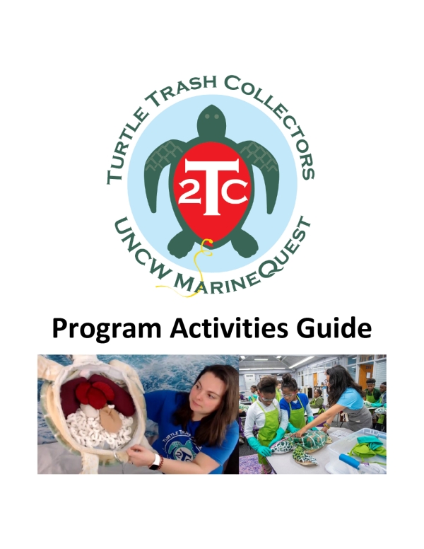 Cover of the Turtle Trash Collectors Program Activities Guide.