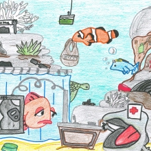 Artwork by Madison J. (Grade 7, Hawaii)