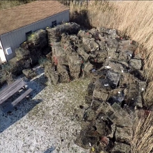 A pile of derelict crab traps.