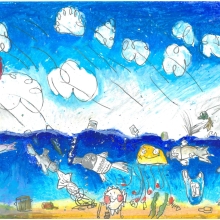 Artwork by Kameaheleikealapono S. (Grade 2, Hawaii)