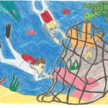 Artwork by Dakota M. (Grade 5, Louisiana) 