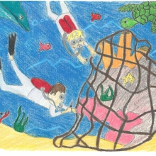 Artwork by Dakota M. (Grade 5, Louisiana) 