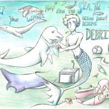 Artwork by Kelly L. (Grade 7, California)