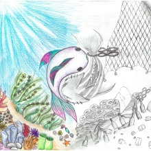 Artwork by Nicole N. (Grade 7, New Jersey)