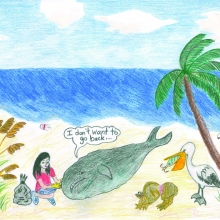 Artwork by Meryl L. (Grade 3, Florida)