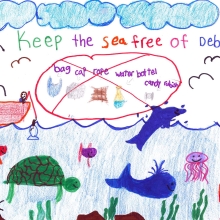 Artwork by Dannia A. (Grade 1, Hawaii)