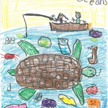 Artwork by Lindsey L. (Grade K, Florida)