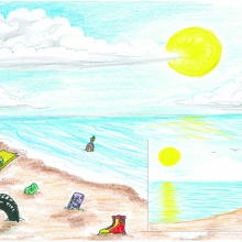 Artwork by Faye T. (Grade 4, Mississippi)