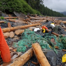 Marine Debris on an Alaskan Beach