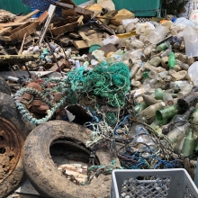  Marine debris collected from the 2018 Great Mangrove Cleanup.