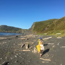 Cleaning up shorelines on Kodiak Island is often a family affair, engaging community members of all ages.