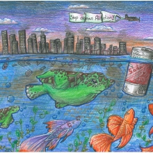 Artwork by Deanna W. (Grade 8, North Carolina)