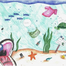 Artwork by Julie D. (Grade 7, Ohio)