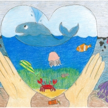 Artwork by 2014 Art Contest Winner Ivy H. (Grade 6, Michigan)