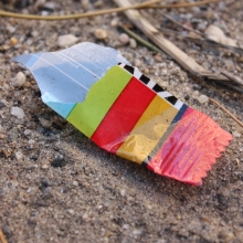 Granola bar wrapper found along East-West Highway, Silver Spring, MD.