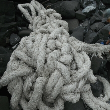 Non-nylon rope found on Rocky Point beach, OR.