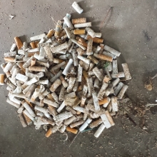 Cigarettes found on Kahala-Waialea Beach Park, HI.