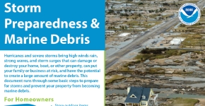 Storm Preparedness & Marine Debris Fact Sheet.