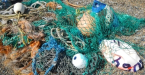 A pile of nets.
