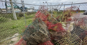 Derelict traps removed from Mississippi coastal waters (Photo: Mississippi Commercial Fisheries United).