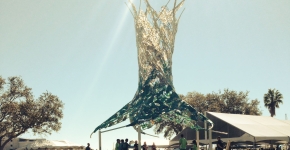 Current Collections, A Community's Coastal Debris Sculpture.