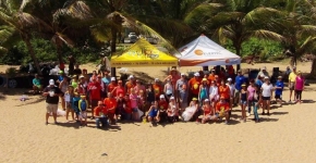 Volunteers at a removal event in Puerto Rico. (Photo Credit: Scuba Dogs Society)