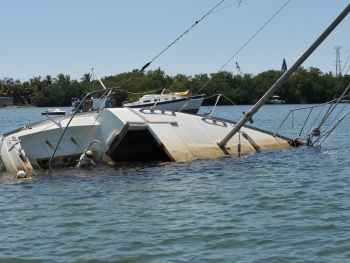 Derelict vessel in Florida