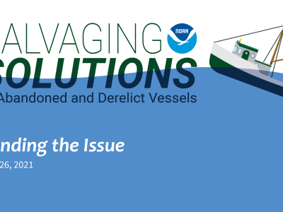 Title slide for the Salvaging Solution webinar episode Funding the Issue.