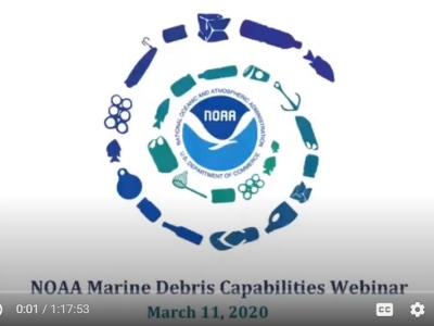 The home slide of a presentation showing the NOAA logo.