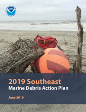 Cover of the 2019 Southeast Marine Debris Action Plan