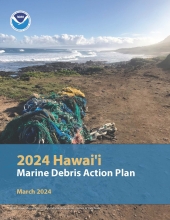 Cover of the 2024 Hawai'i Marine Debris Action Plan.