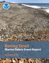 Cover of the Bering Strait Marine Debris Event Report.
