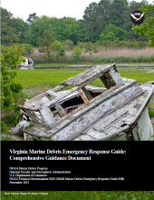 Cover of the Virginia Marine Debris Emergency Response Guide.