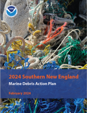 Cover of the 2024 Southern New England Marine Debris Action Plan.