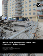 Cover of the Delaware Marine Debris Emergency Response Guide.