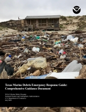 Cover of the Texas Marine Debris Emergency Response Guide.