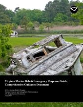 Cover of the Virginia Marine Debris Emergency Response Guide.