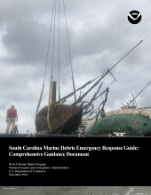 Cover of the South Carolina Marine Debris Emergency Response Guide Comprehensive Guidance Document.