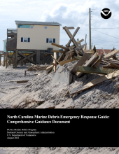 Cover of the North Carolina Marine Debris Emergency Response Guide Comprehensive Guidance Document.