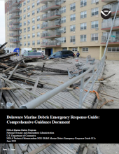 Cover of the Delaware Marine Debris Emergency Response Guide.