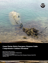 Cover of the Guam Marine Debris Emergency Response Guide.