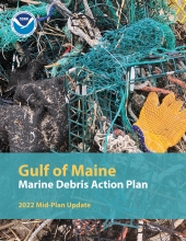 Cover of the Gulf of Maine Marine Debris Action Plan.